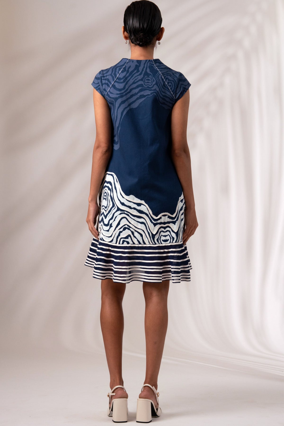 Yara Bottom Swirl Short Dress