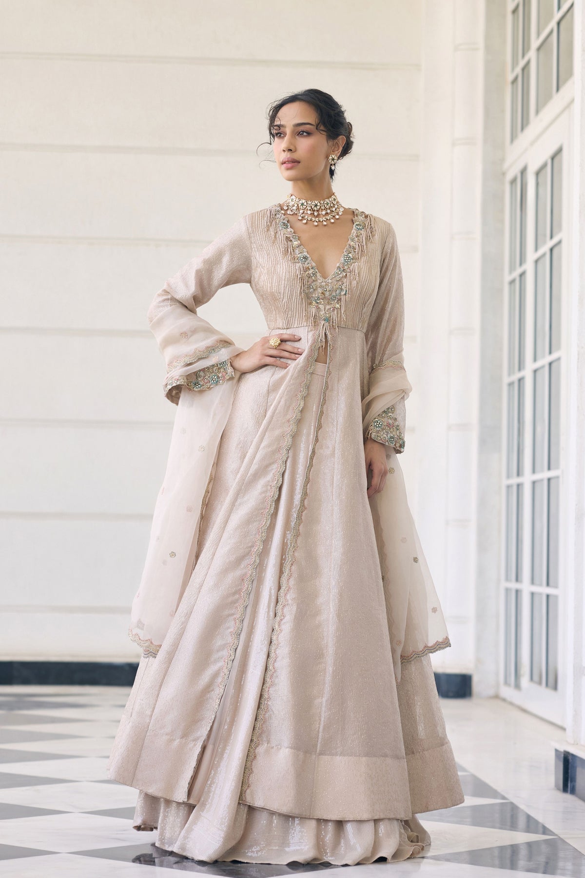 Calla Anarkali Set