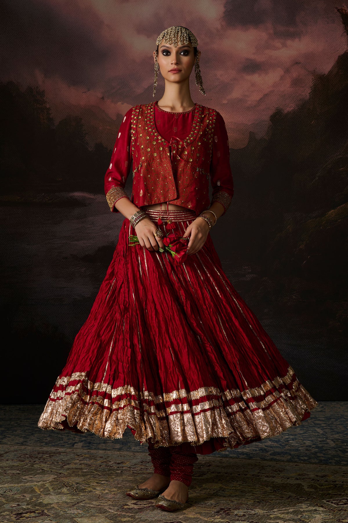Huda Lehenga Set
