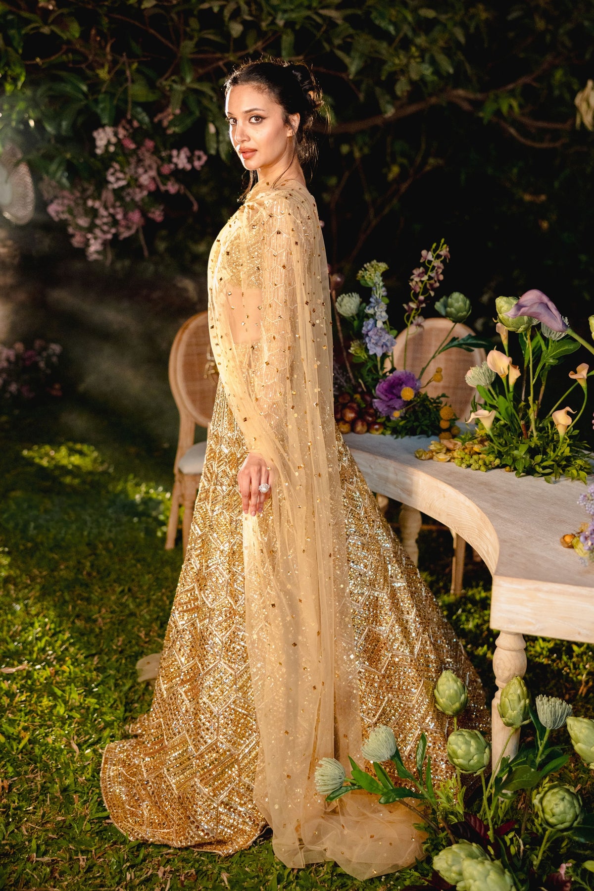 Golden Reverie Lehenga Set
