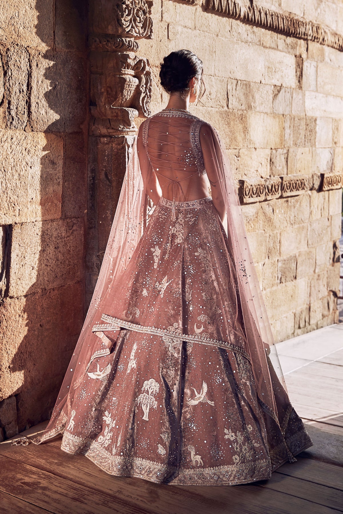 The French Rose Opus Lehenga Set