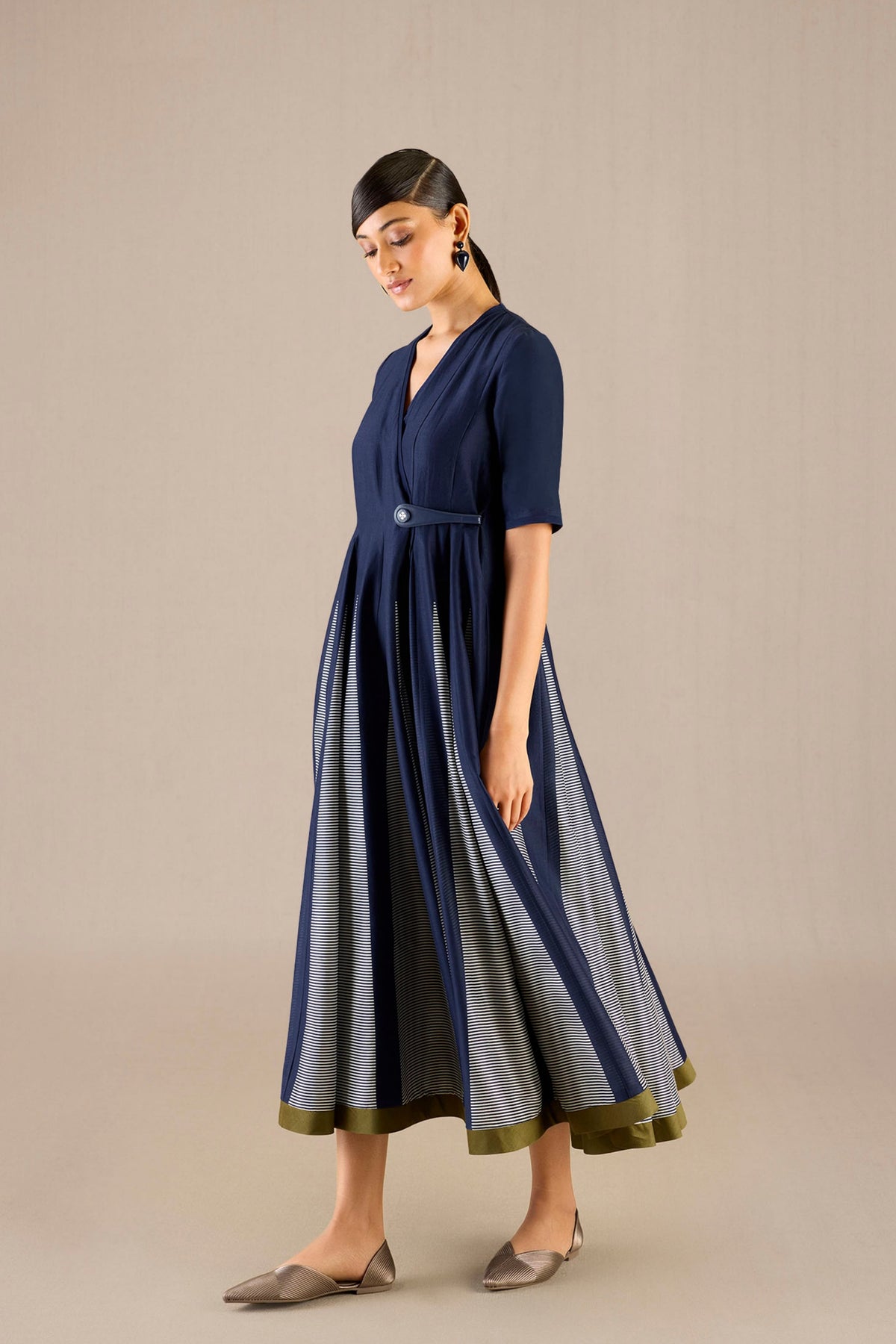 Asma Navy Dress