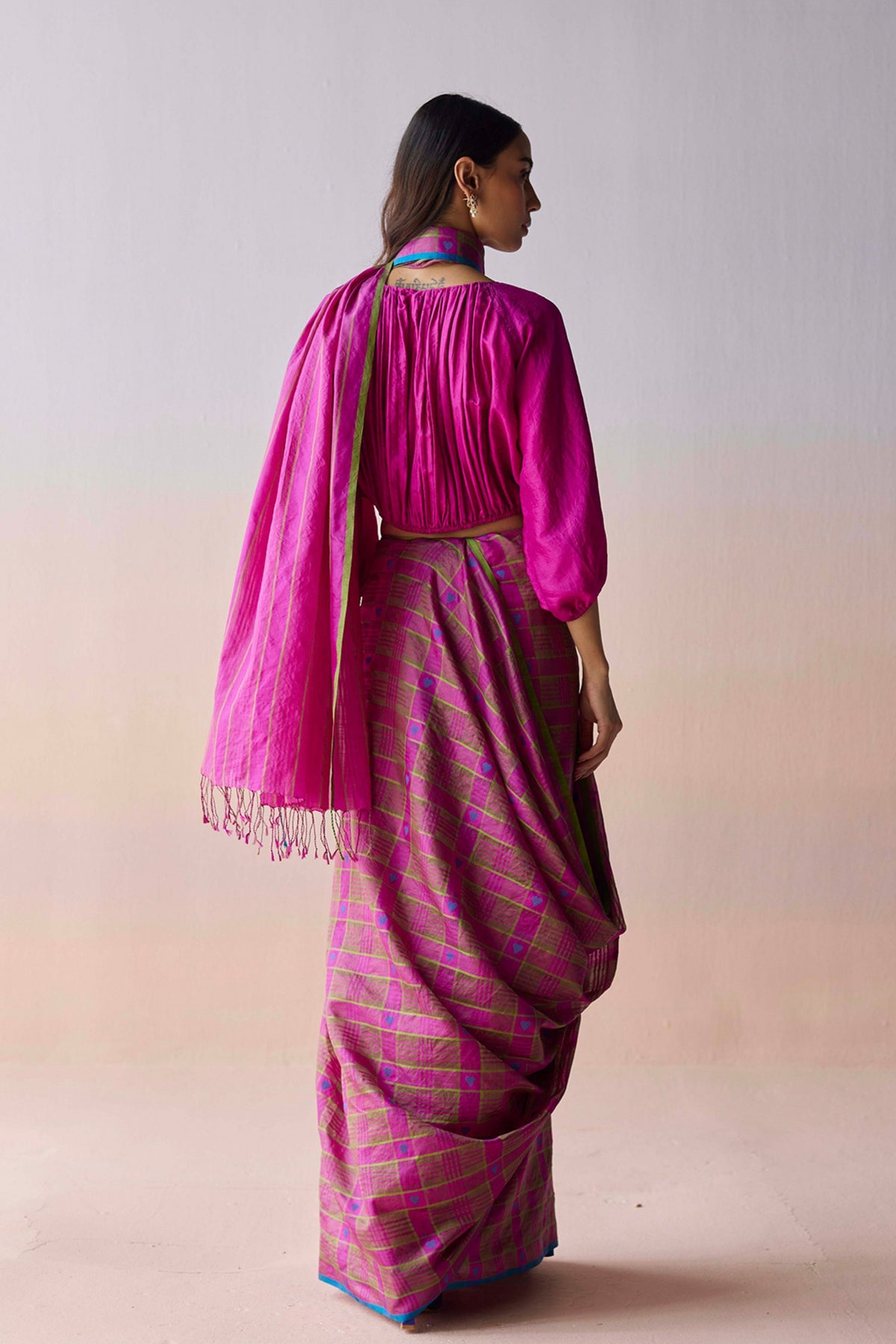 Heartglow Jamdani Saree
