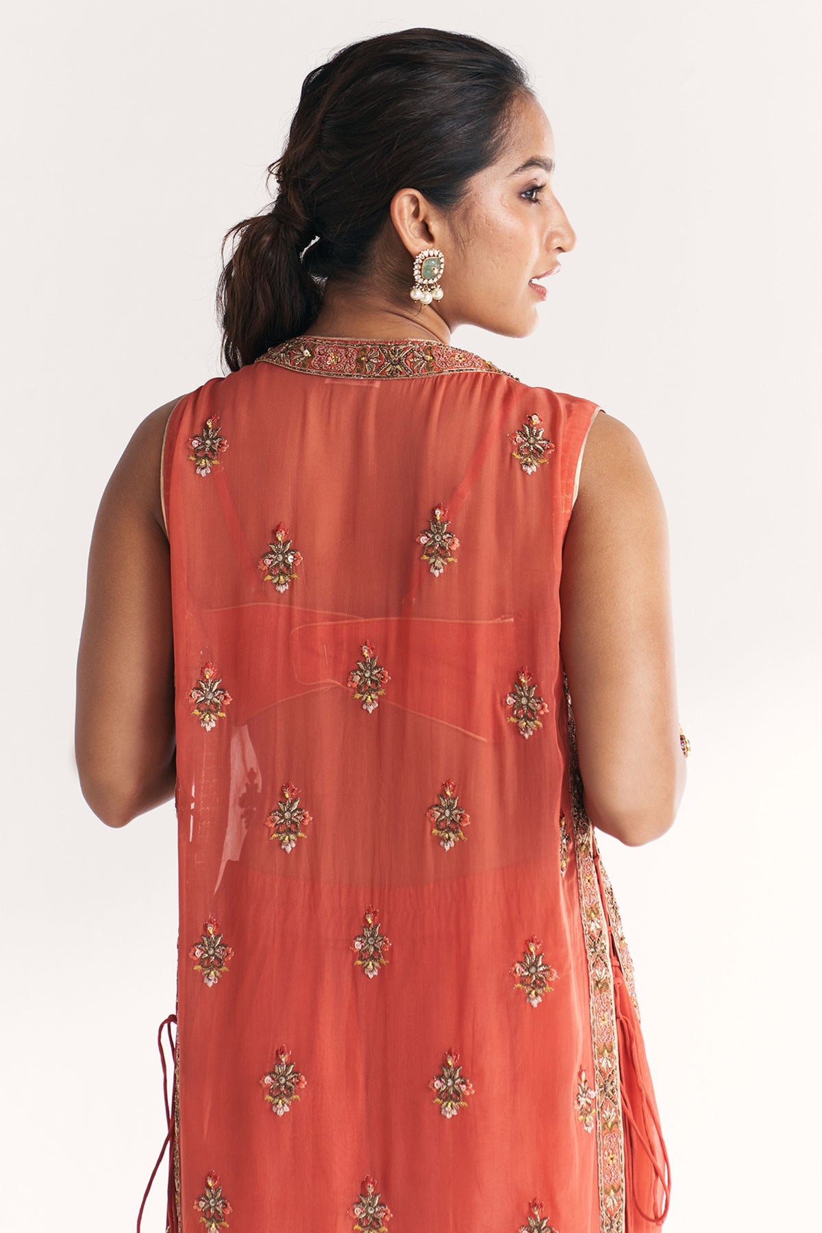 Malang Tangerine Anarkali