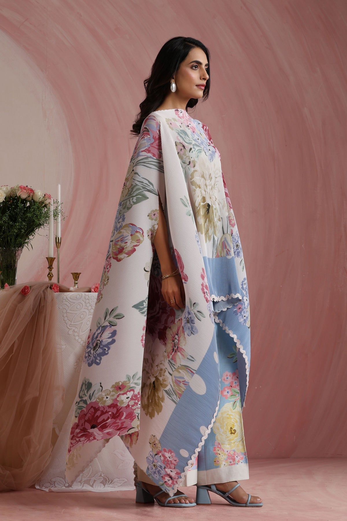 Rose Mahal Cape Set