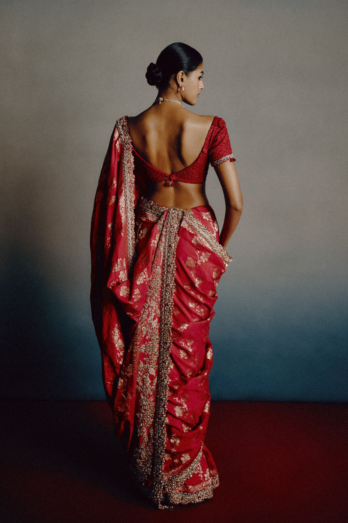 Roselle Banarasi Saree