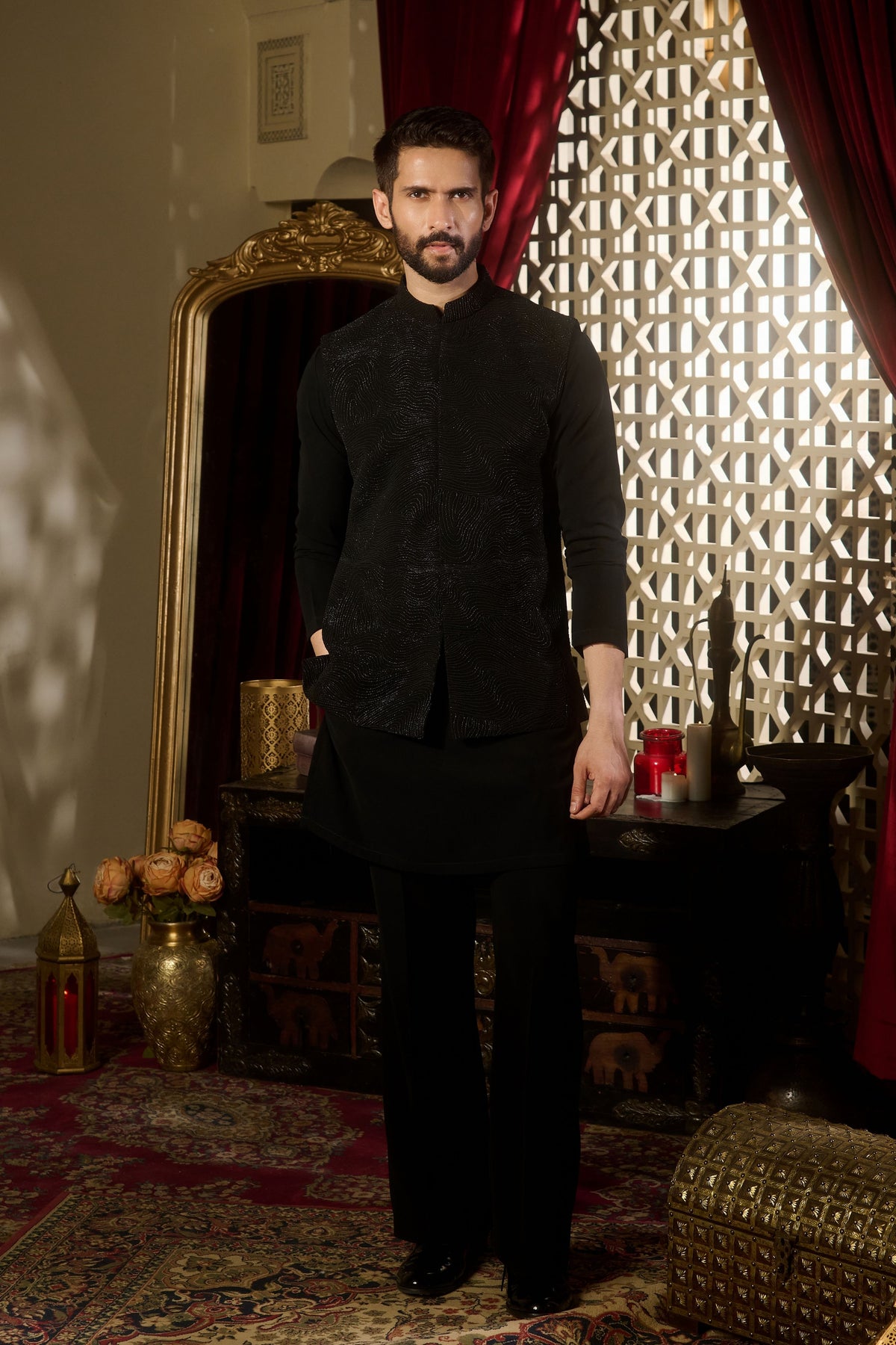 Void Nehru Jacket Set