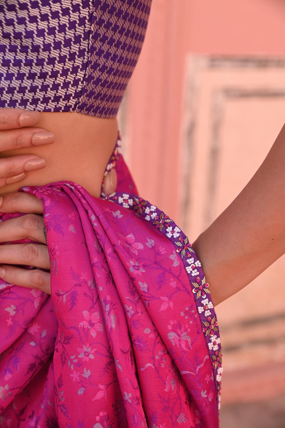Jameela Tanchoi Handloom Sari