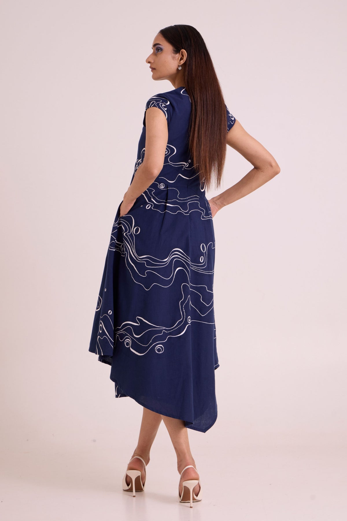 Indigo Perito Midi Dress