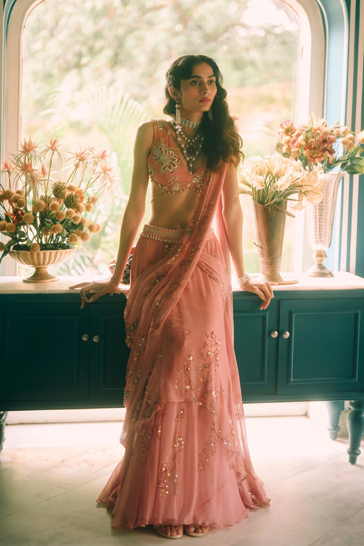 Reverie Draped Saree Set