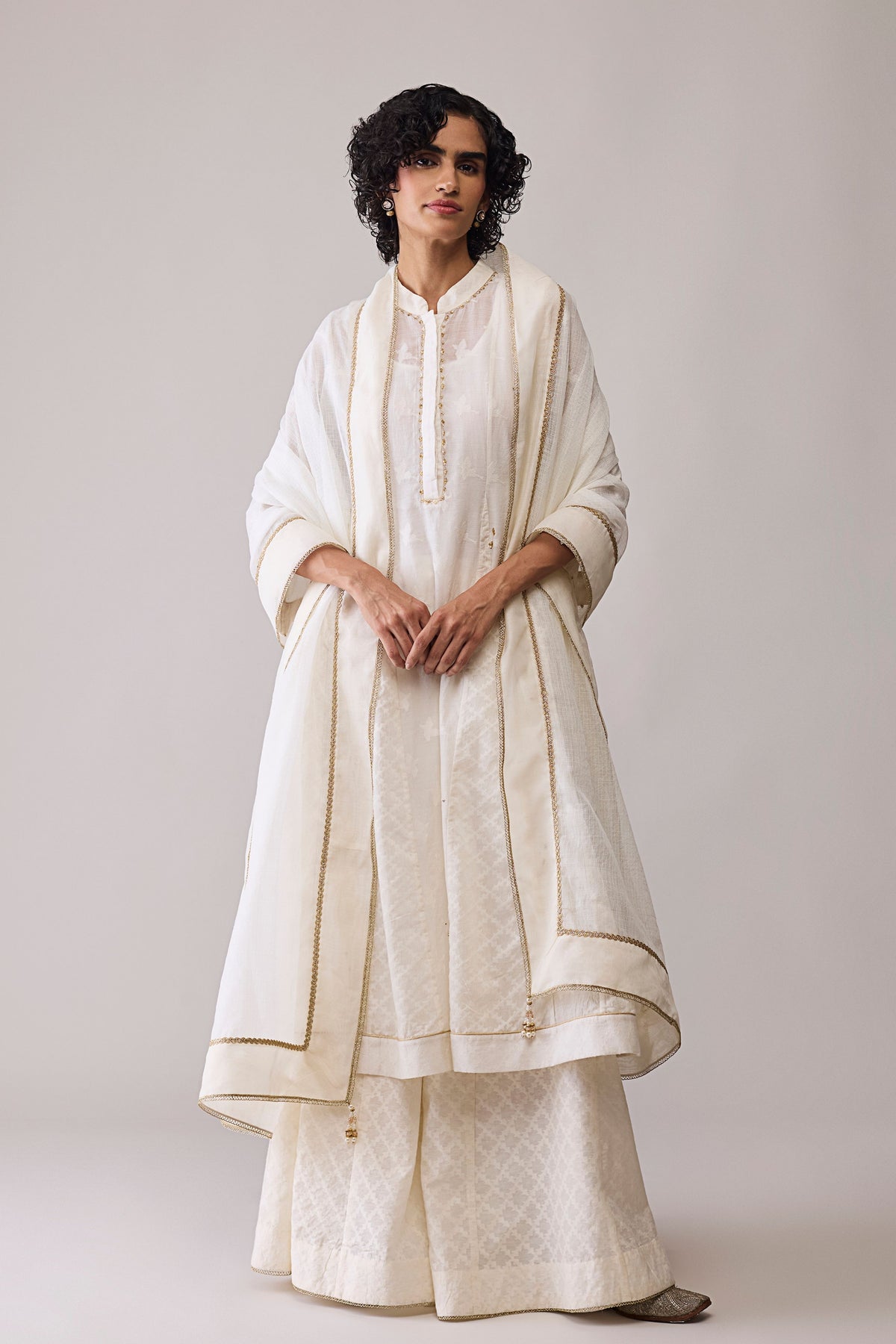 Ayesha Ivory Dupatta