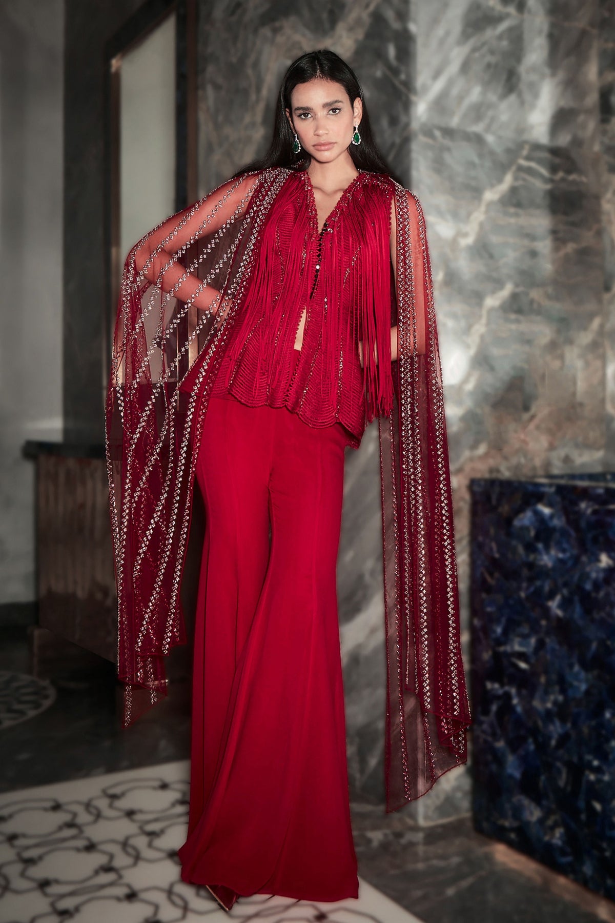 Coro Fringe Jacket Set