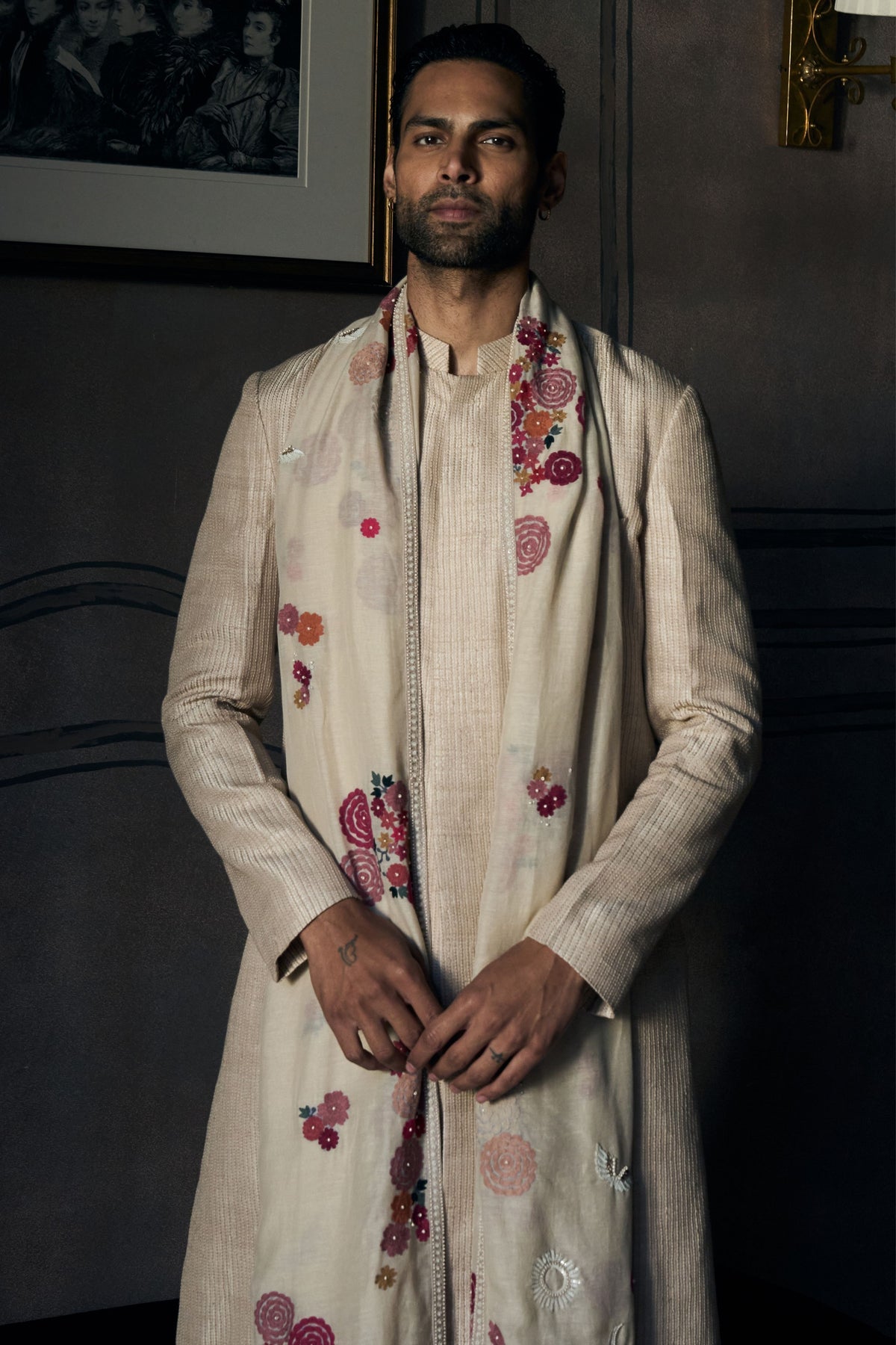 Matsya Classic Dhagai Achkan Set