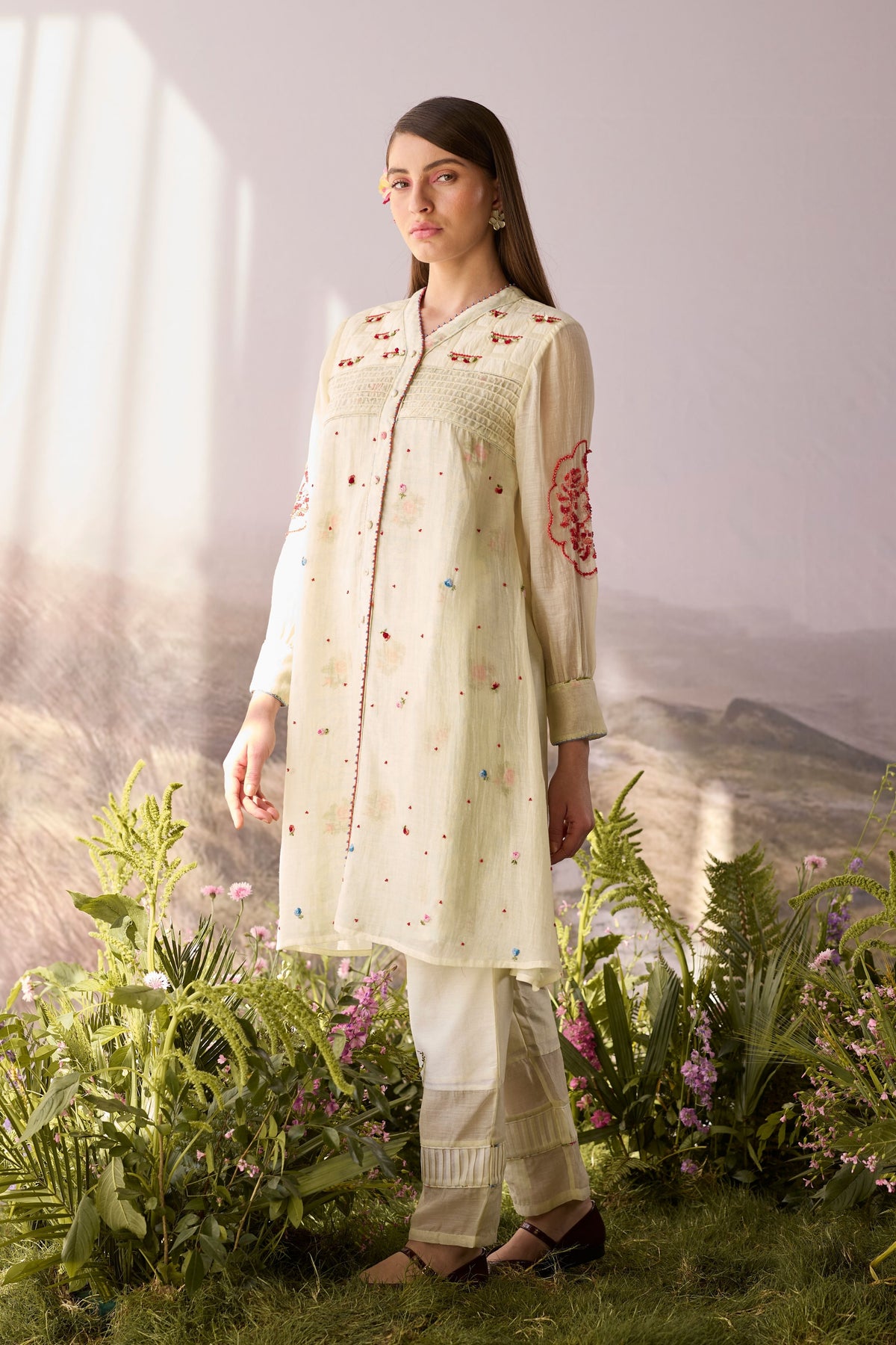 Moonlight Beaded Kurta