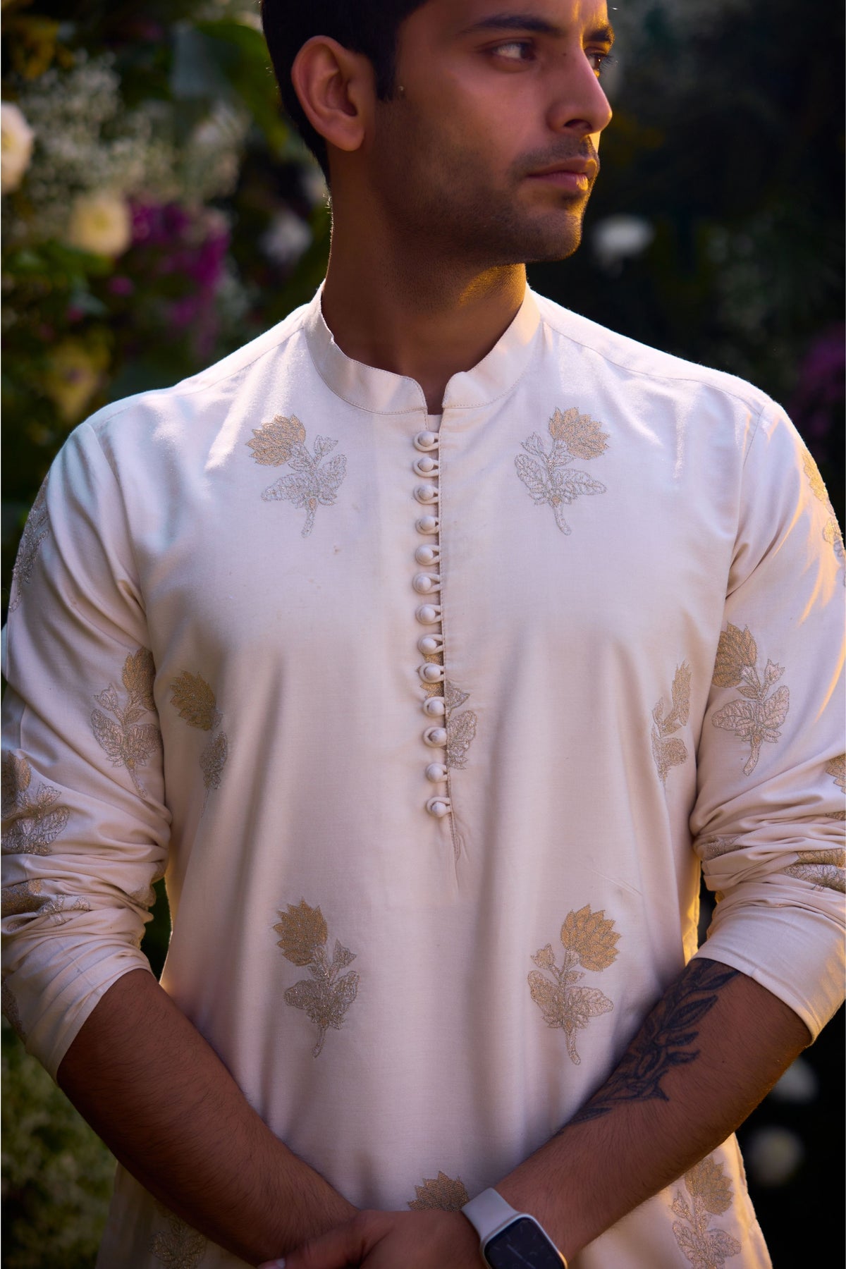 Embroidered Waist Coat Set