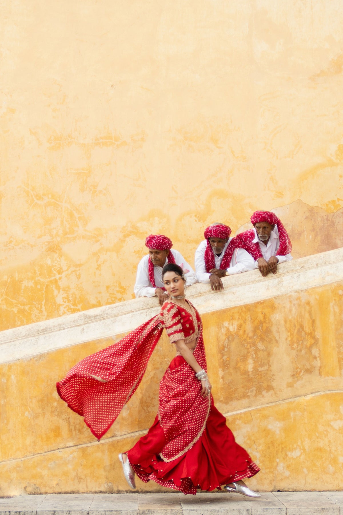 Bandhani Lehenga Saree