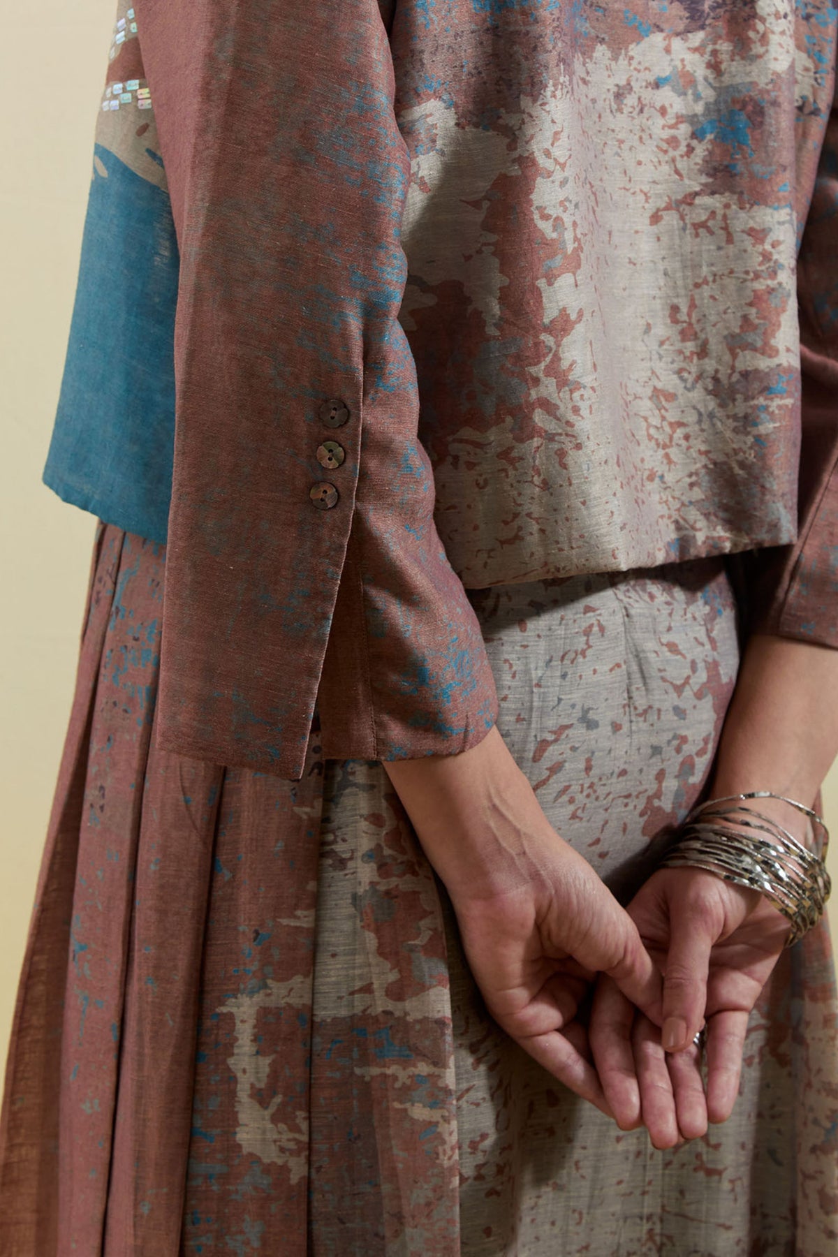 Gliss Brown Dress & Jacket