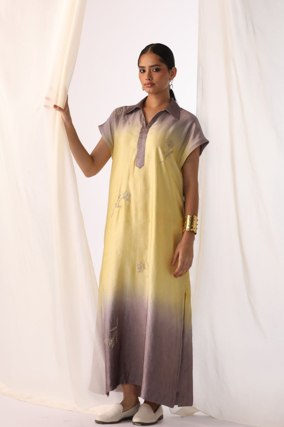Lemon Ombrey Dress