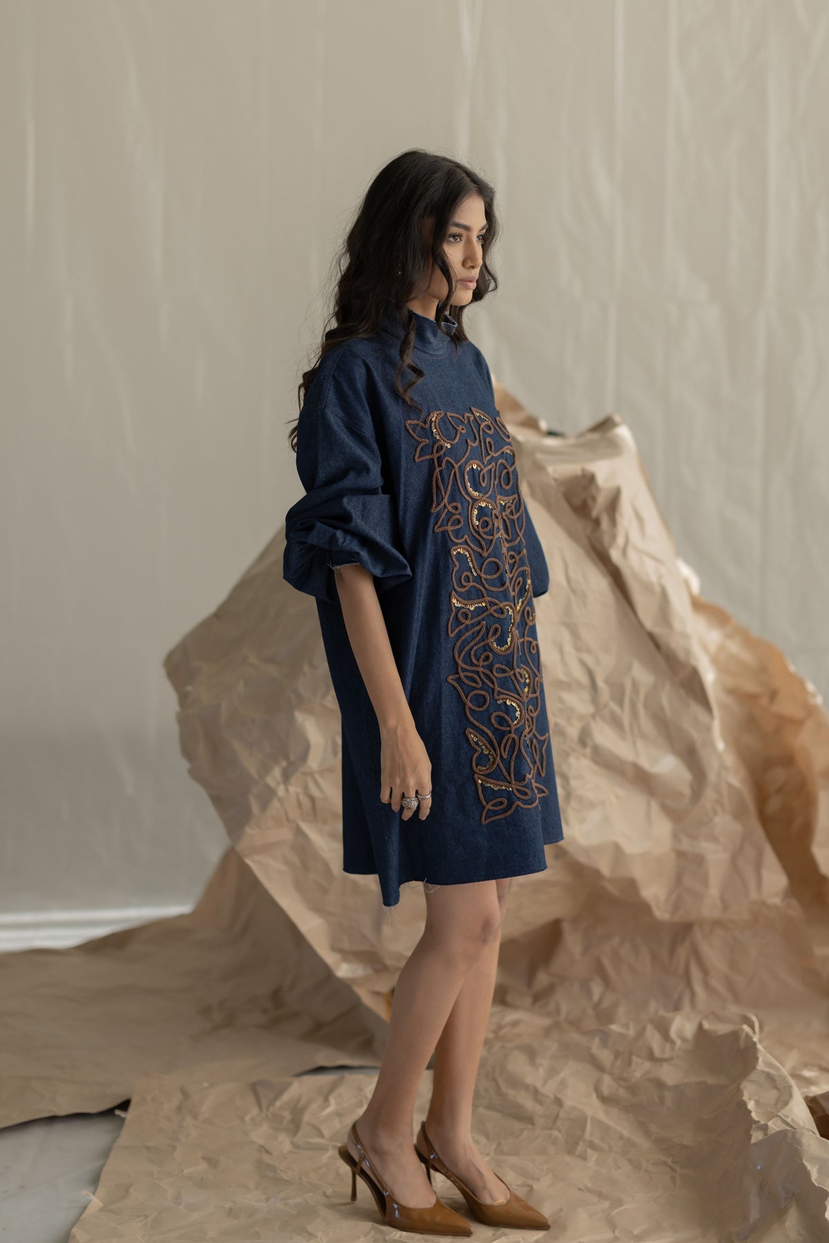 Dark Blue Box Dress