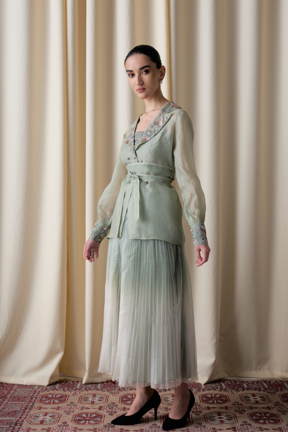 Daylight Blossom Ensemble Blazer Set