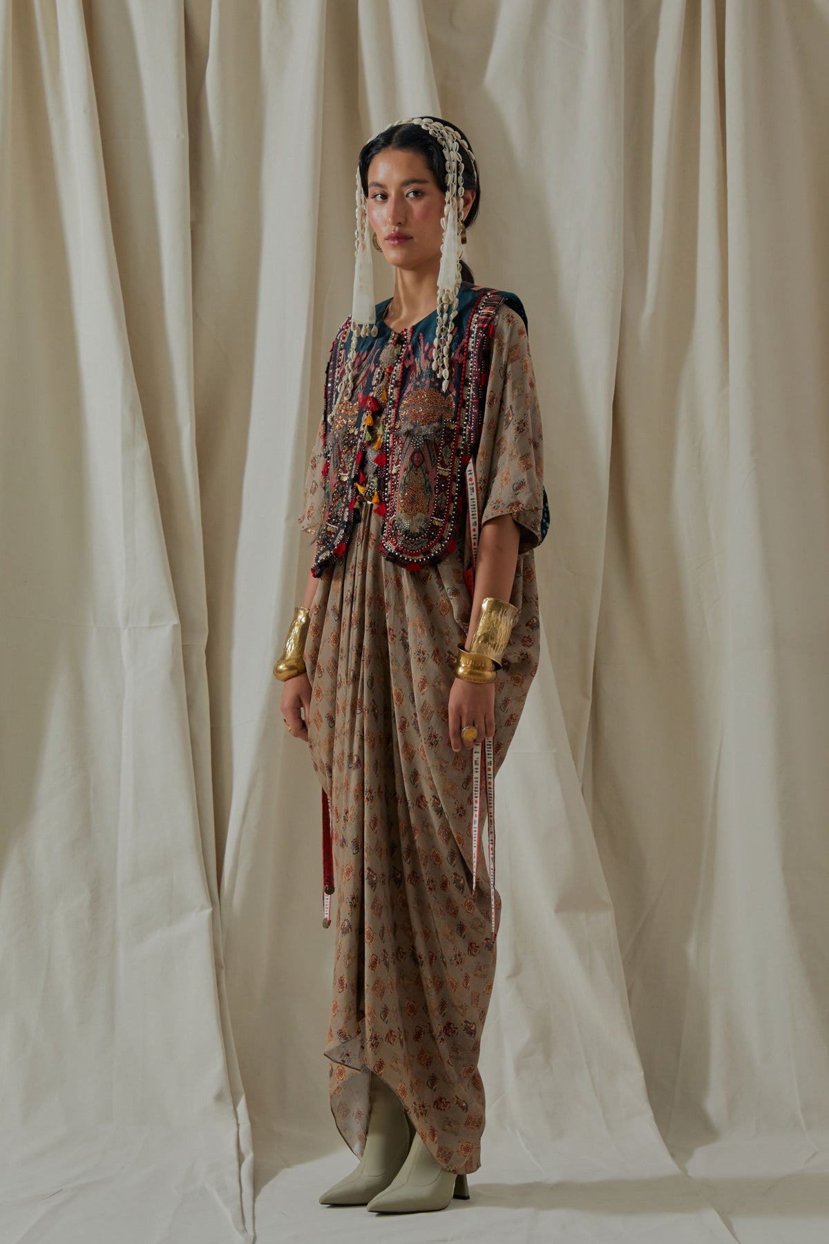 Zuri Gilet With Kaftan