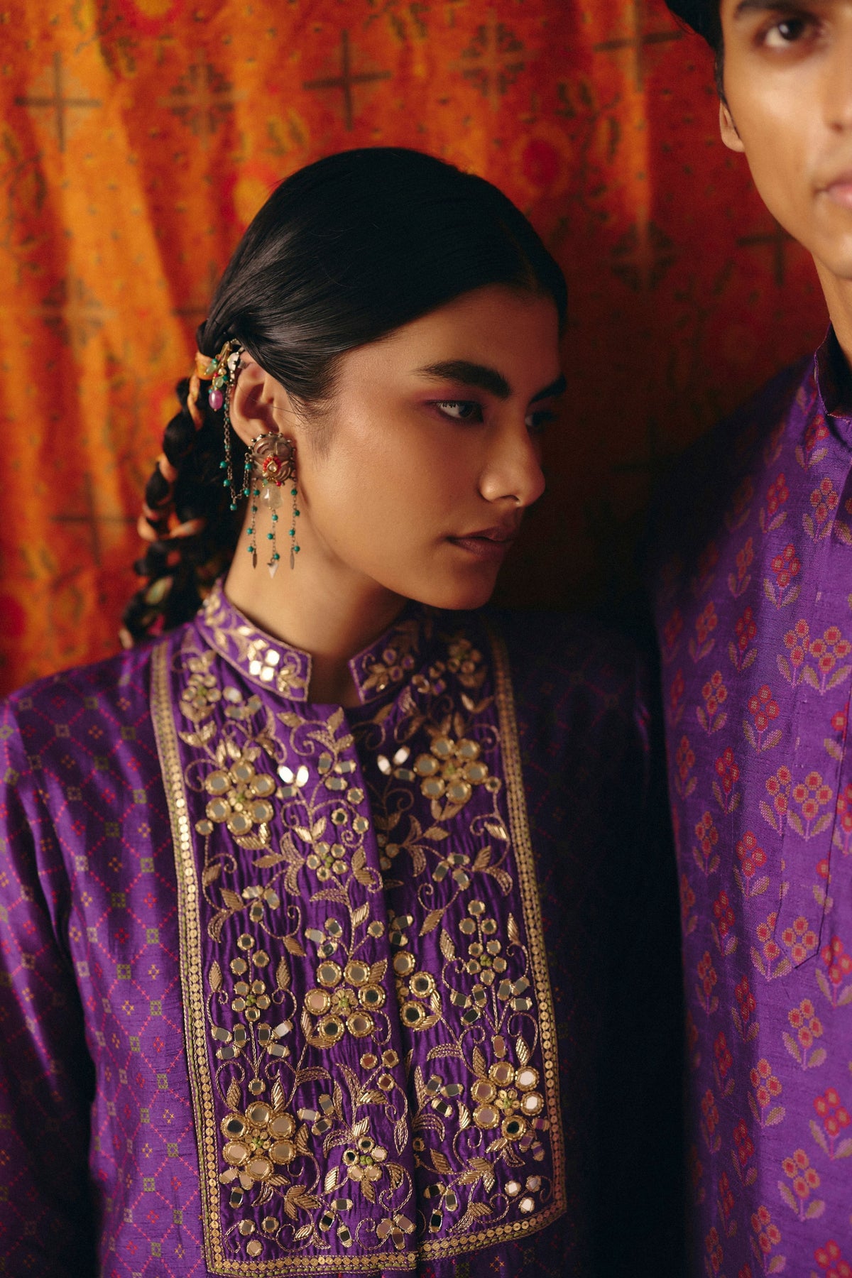 Imperial Violet Kurta Set