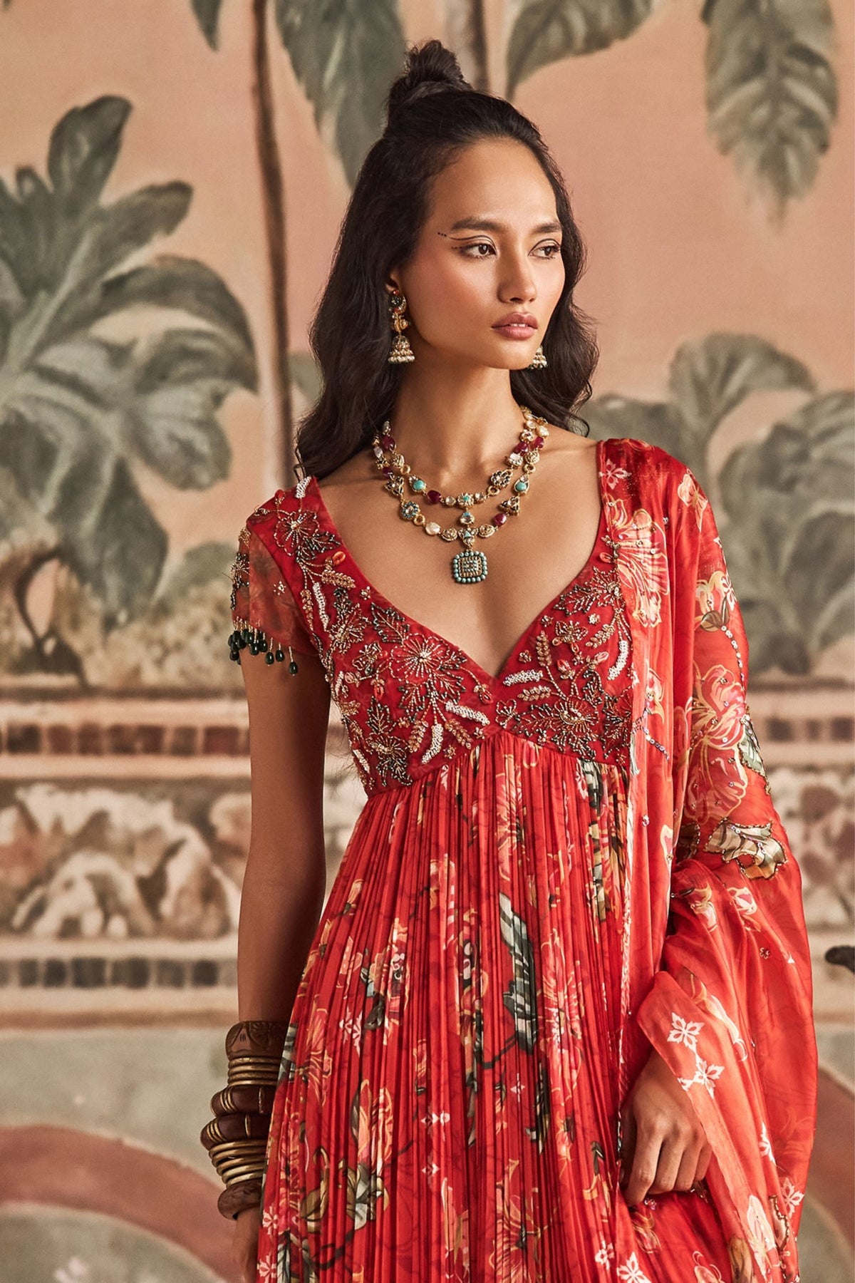 Guddi Gulabi Anarakli Set
