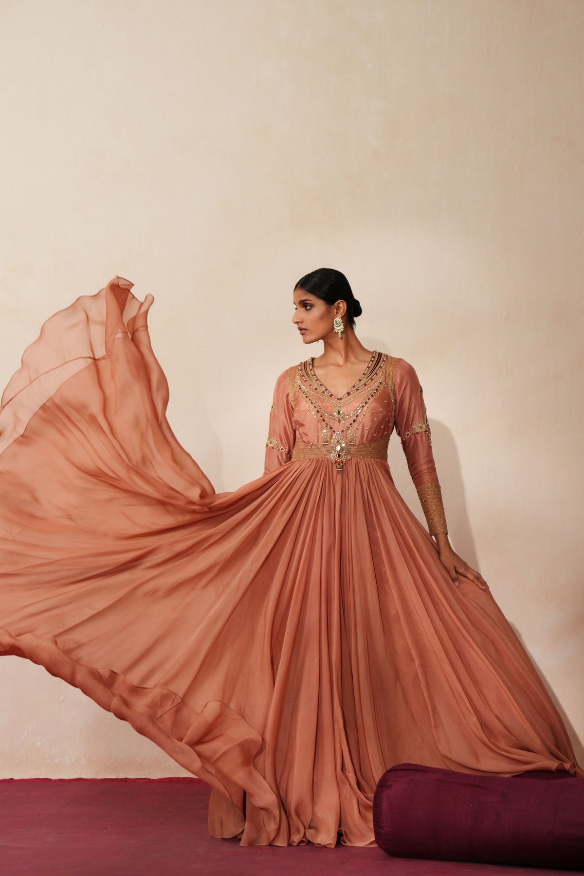 Chandbali Anarkali Set