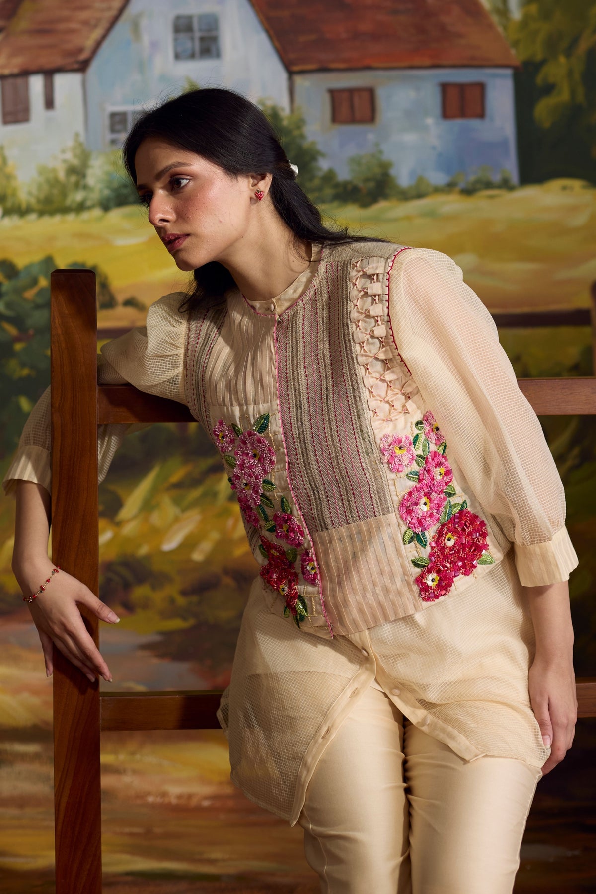 Sorbet Floral Waist Coat