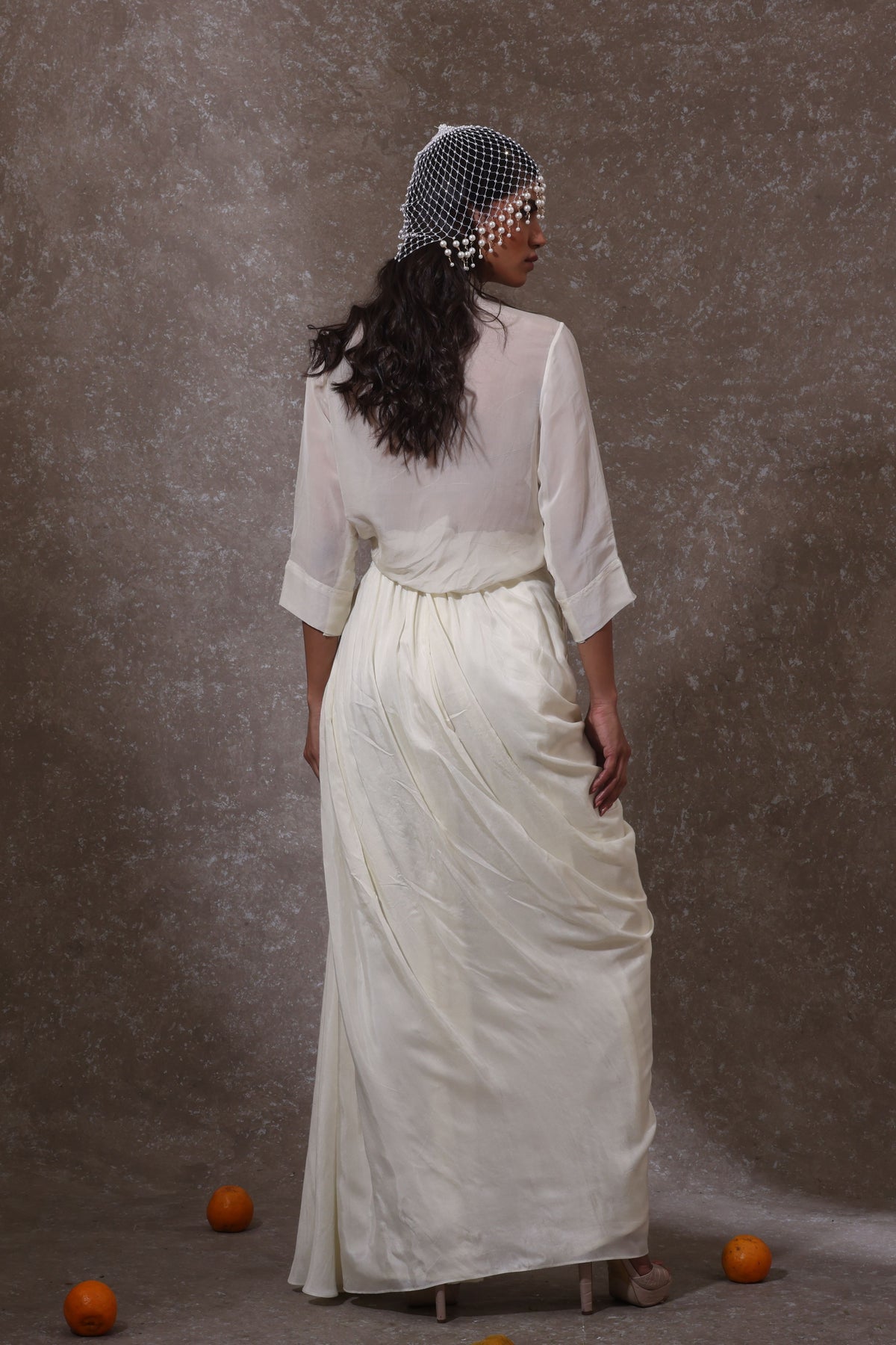 Nulla Draped Skirt Set