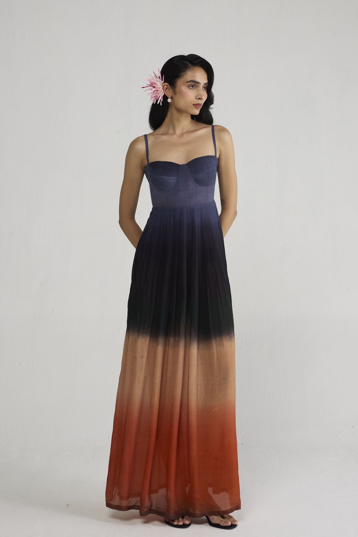 Ume Crepe Bralette Dress