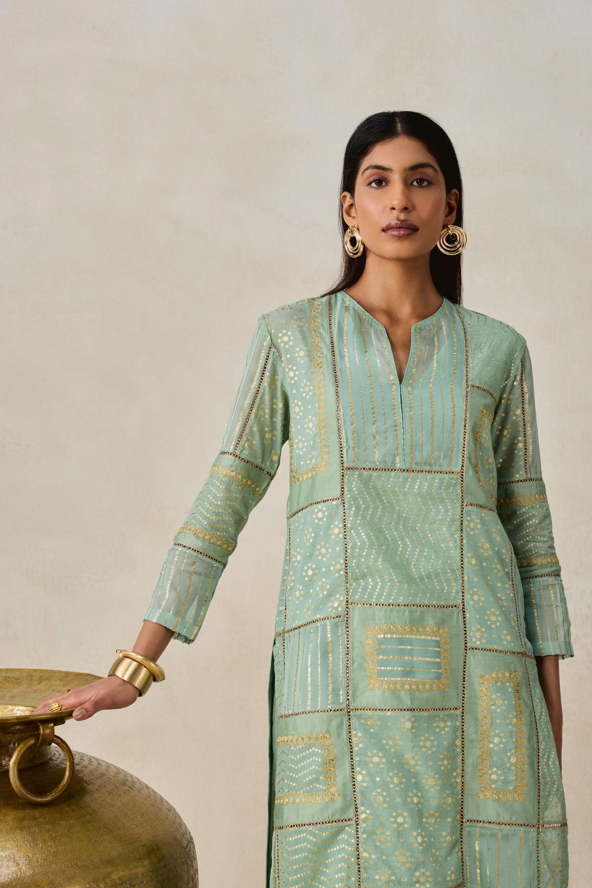 Patch Work Kurta With Salwar