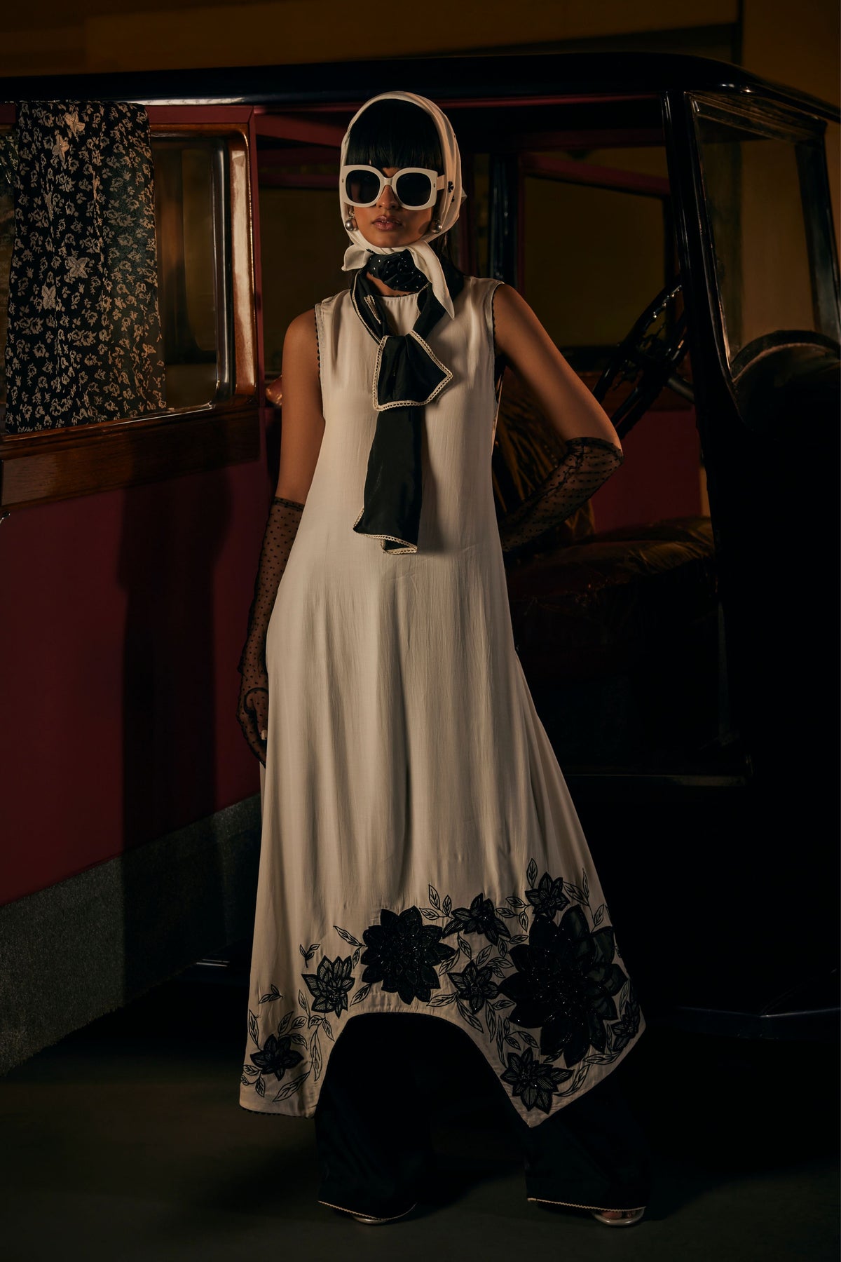 Long Top With Flared Pants