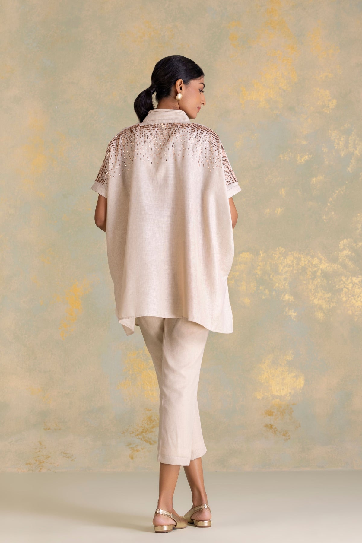 Natural Rain Square Co-ord Set