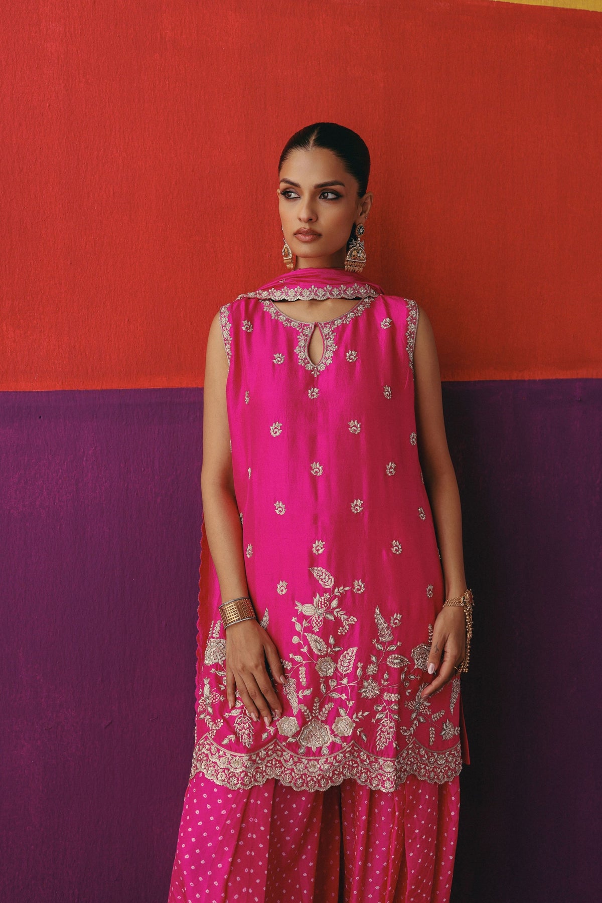 Rani Gulab Tunic Set