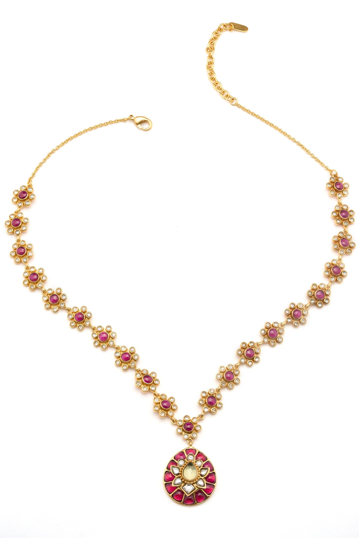 Gulmohar Crimson Necklace