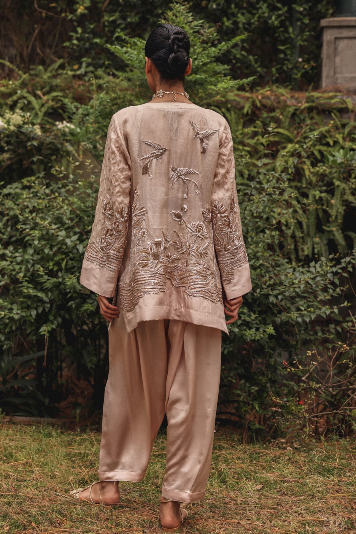 Botanic Haze Kurta With Pants