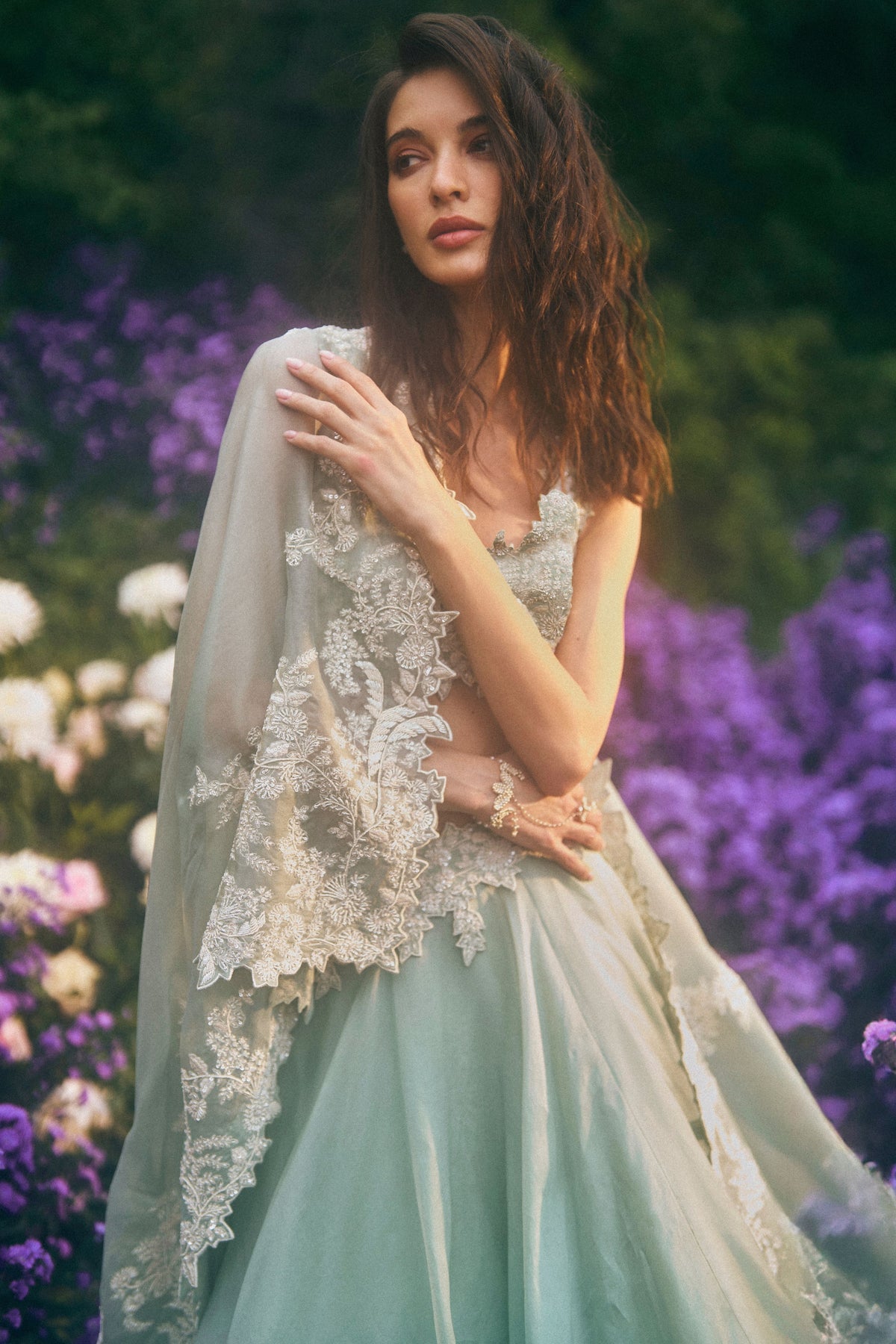 New Athena Cutwork Skirt Set