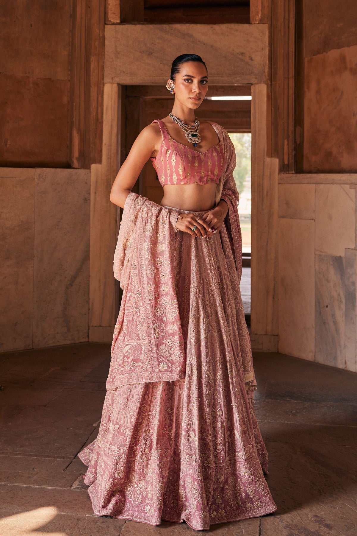 Nazm Lehenga Set