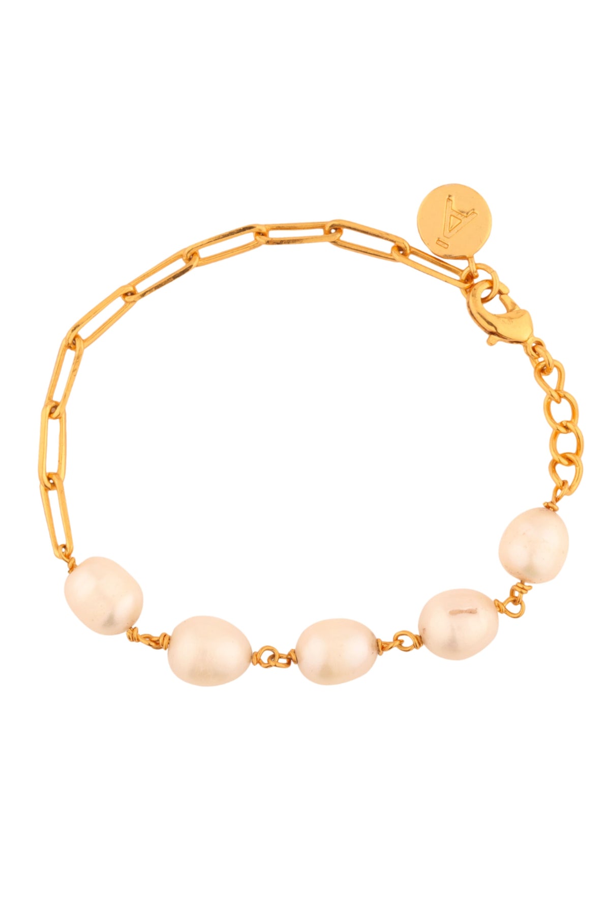 Linked Pearl Bracelet