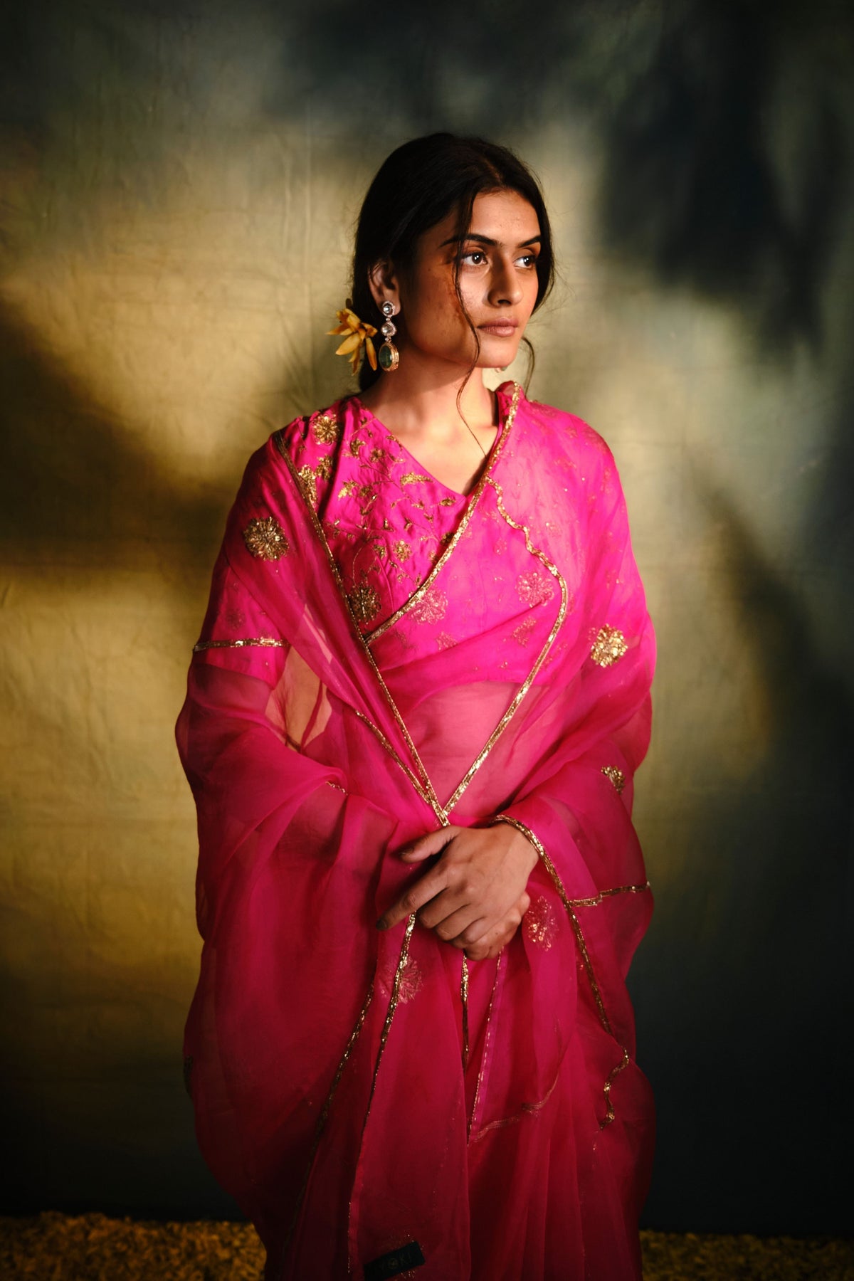 Lekha Organza Saree Set