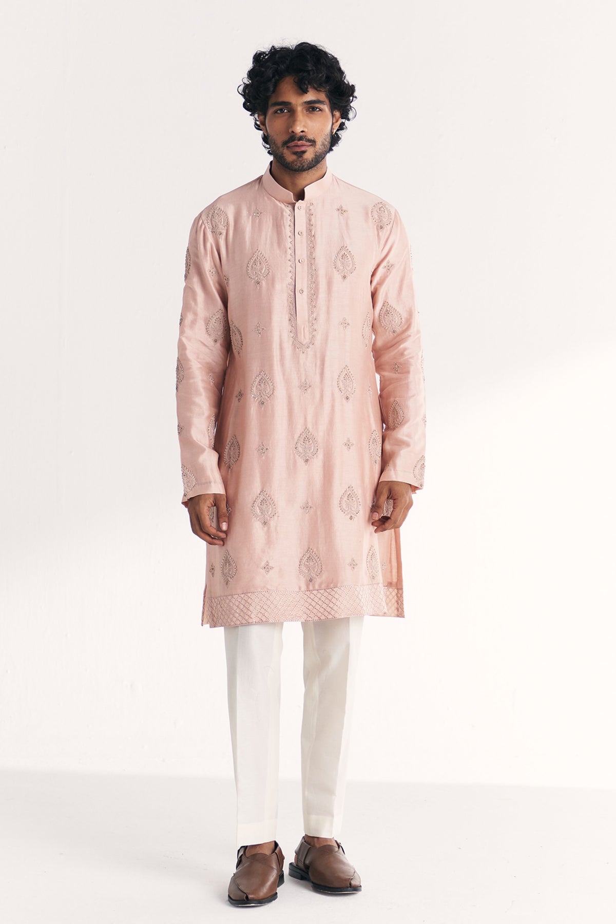 Umber Pink Kurta Set