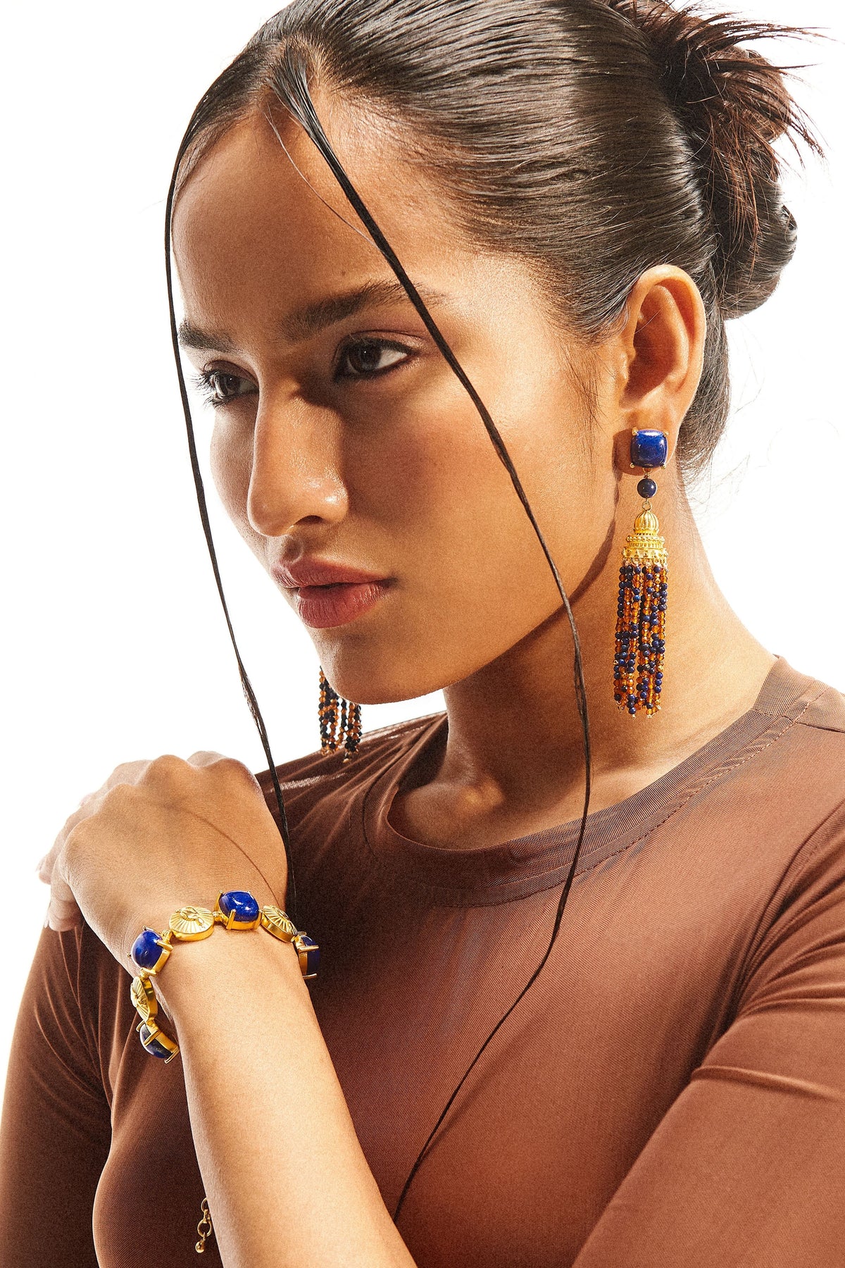 Lapis Temple Of Inspiration Earrings