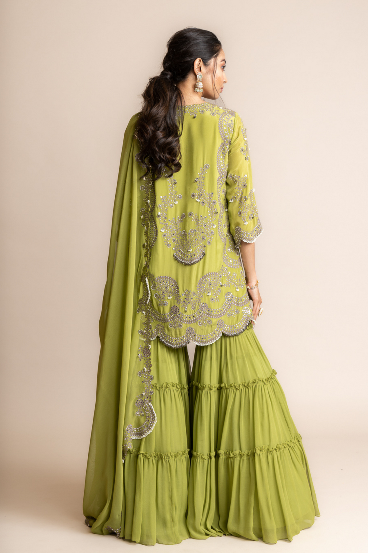 Pista Green Kurta Set