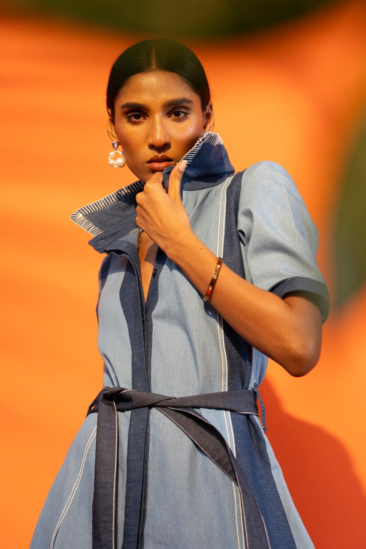 Indigo Orbit Dress