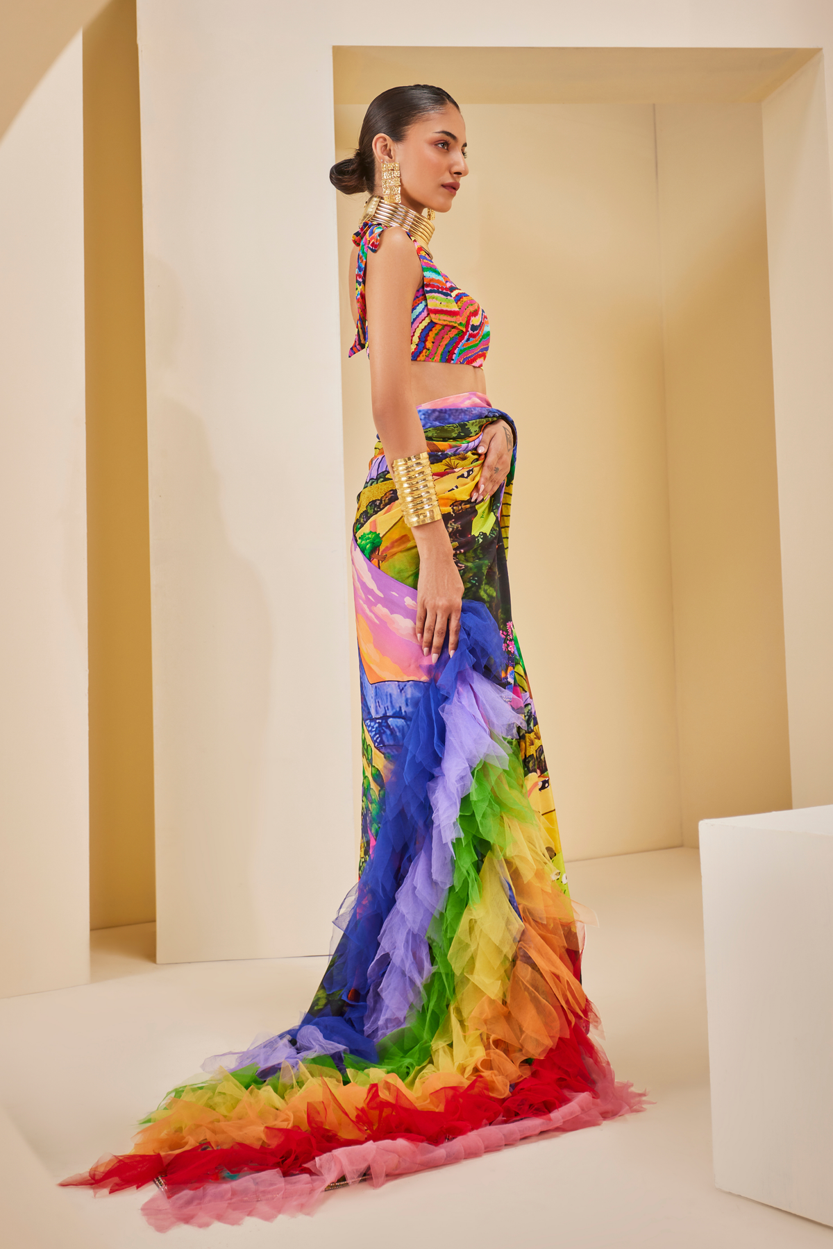 Martina Saree Set