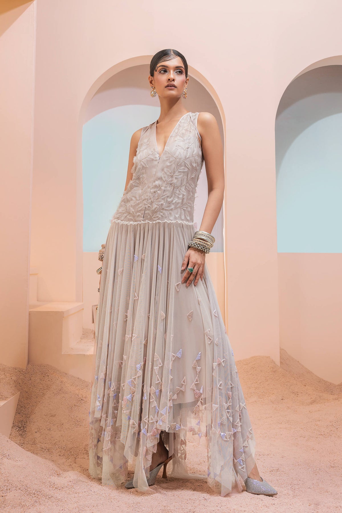 Organza Beadwork Dress