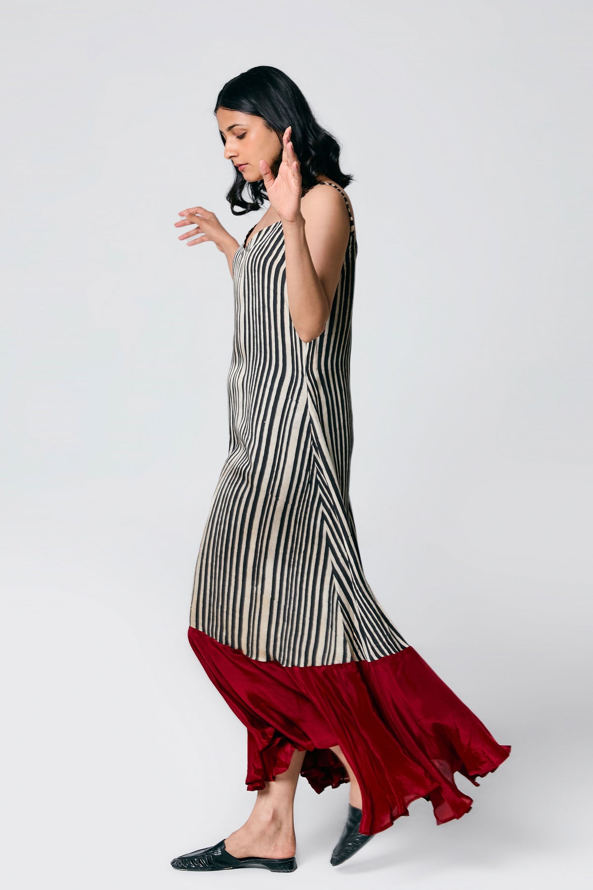 Ruffle Slip Dress