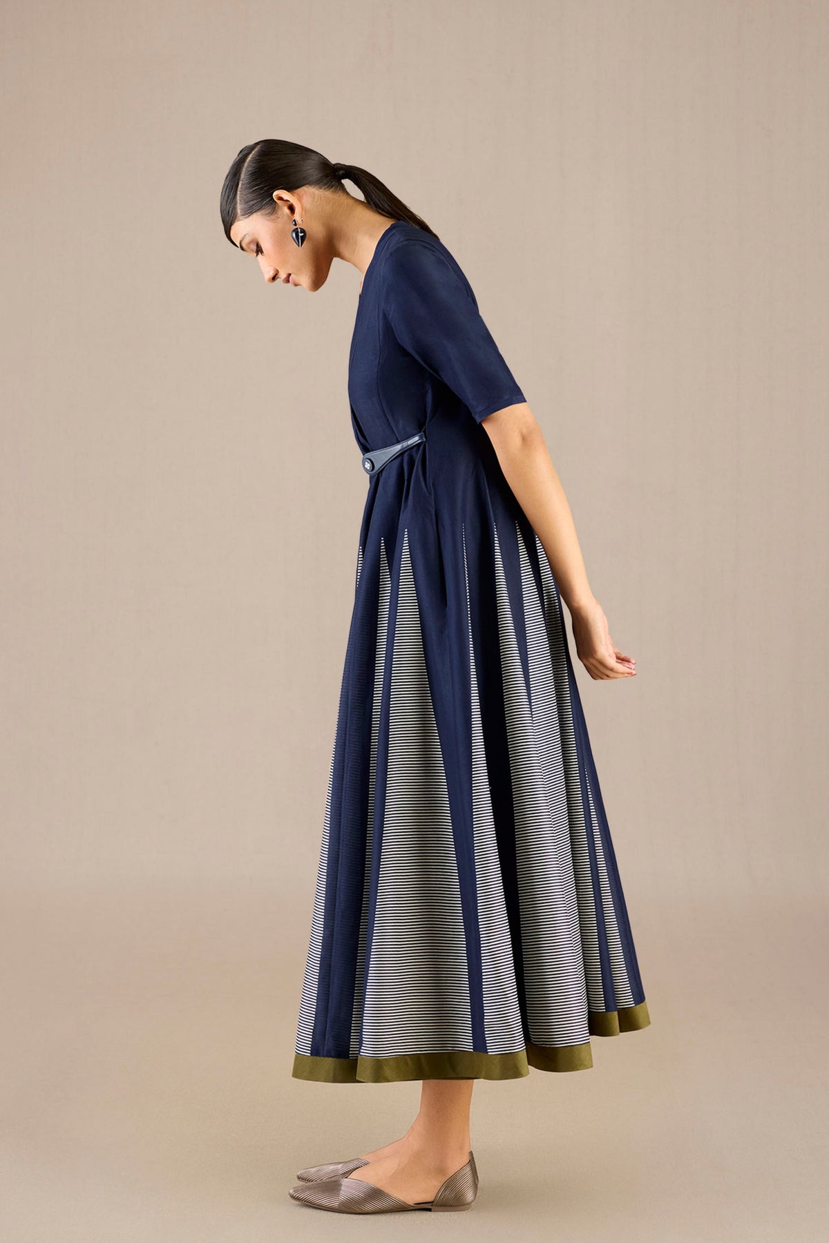 Asma Navy Dress