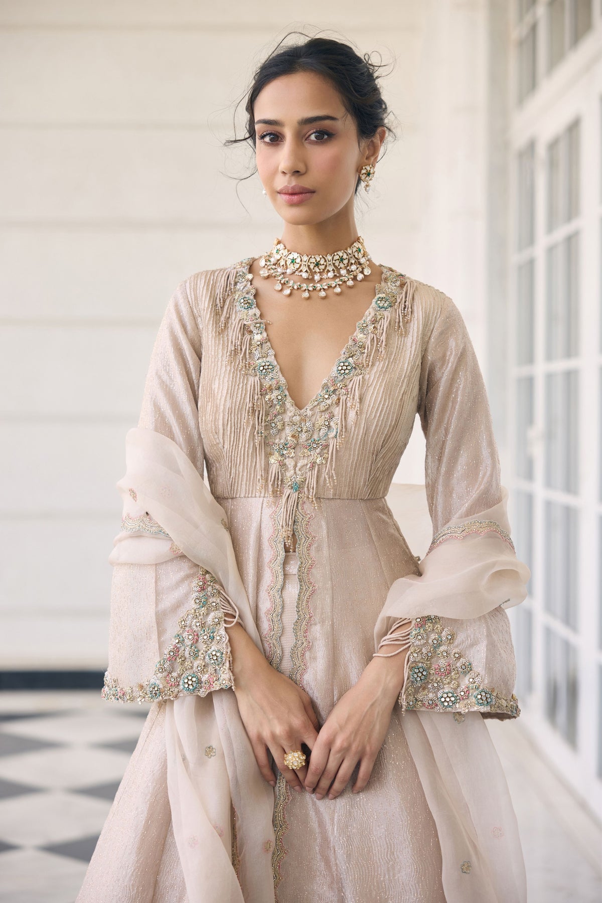 Calla Anarkali Set